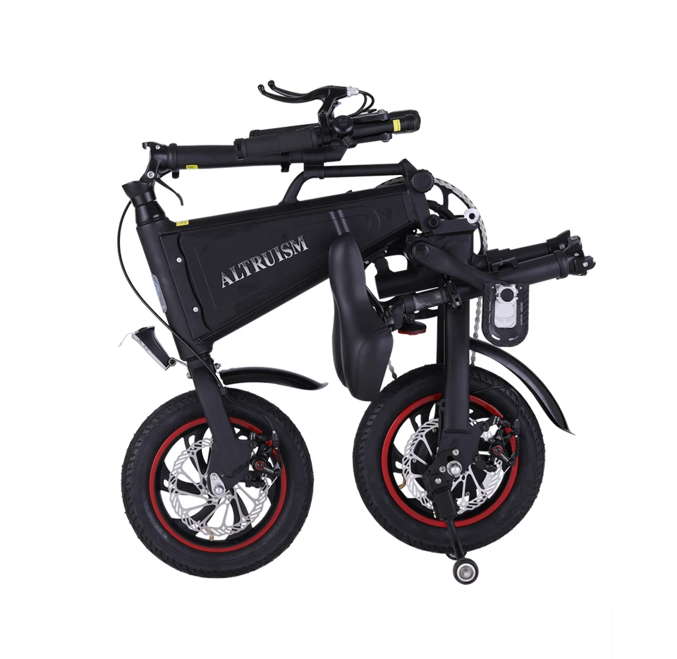 Best ALTRUISM A1 36V*350W Electric Bicycle Cycling Watertight Frame Inside Li-on Battery Folding ebike 4