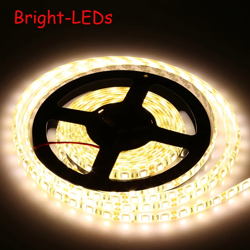 

Warm White LED Waterproof Strip Car Light Strip SMD5050 LED 5M DC12V/24V Flexible Light saving light