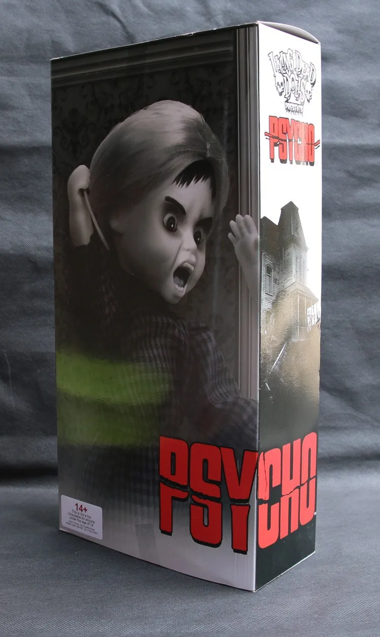 Mezco живых мертвецов Куклы Подарки Хичкока фильма ужасов Psycho»(«милый чудак»), 1" фигурку куклы Коллекция