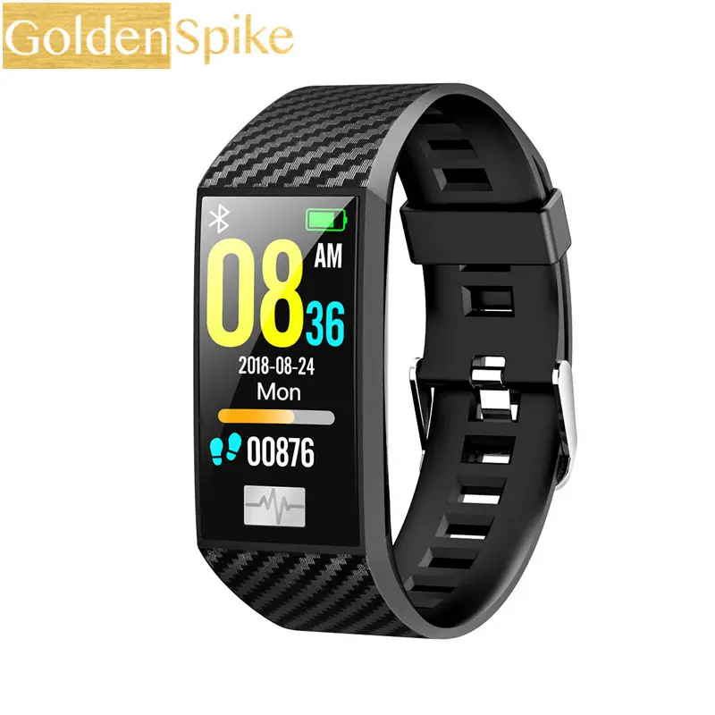 DT58 Smart Band IP68 Водонепроницаемый измерение пульса 1,14 дюйма ips большой Экран Смарт часы для Android IOS умный Браслет