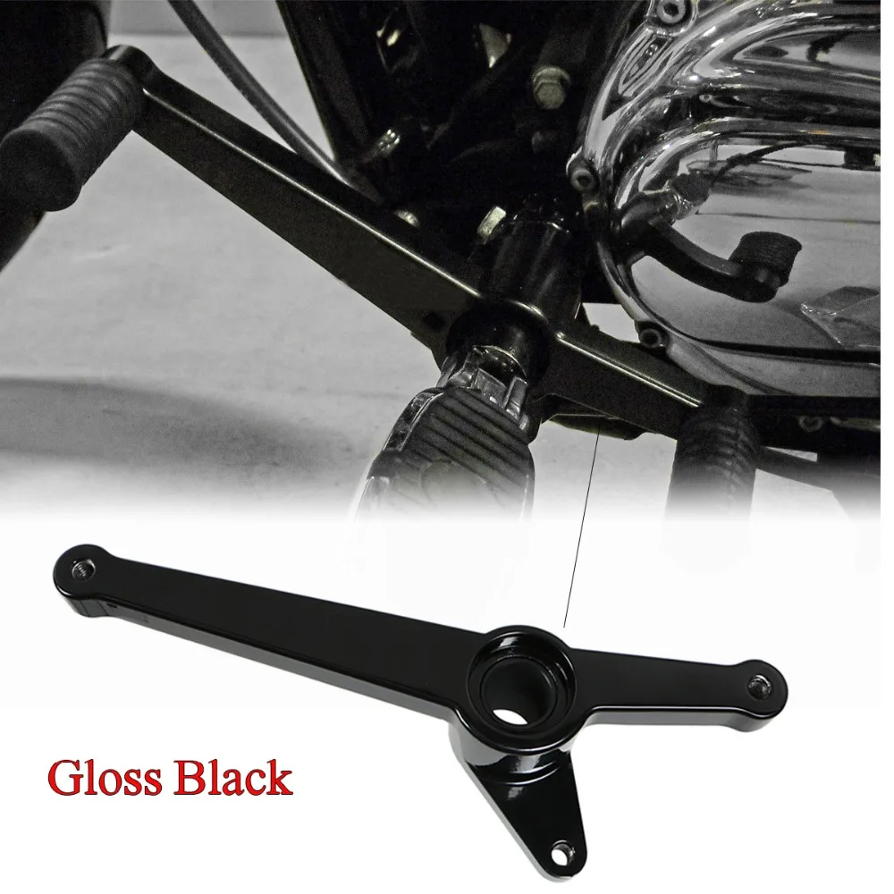 Черный глянец пятки палец переключения для Harley XL Железный 883 1200 48 2004 2005 2006- моделей