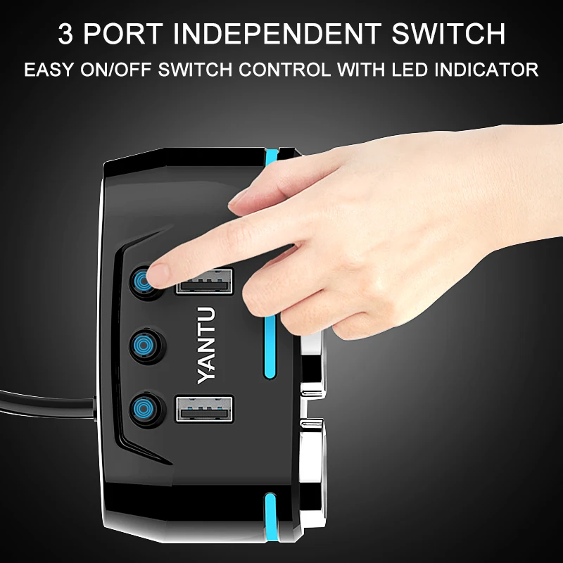 Автомобильное зарядное устройство с двумя USB портами|cigarette lighter socket splitter|lighter