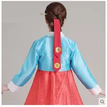 2 шт. осенние женские традиционные корейские костюмы пояс для волос костюм "ханбок" аксессуары бронзовая развевающаяся лента пояс для волос