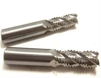 

1PCS New 4flute M2AI dia 8mm end mills milling cutter machine tool Roughing cutter CNC tools Super-hard high speed steel