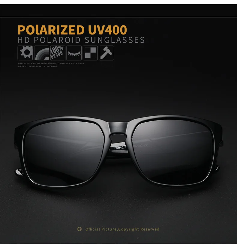 YOOSKE мужские Поляризованные Солнцезащитные очки женские мужские брендовые дизайнерские солнцезащитные очки дизайн высокое качество ретро UV400 очки