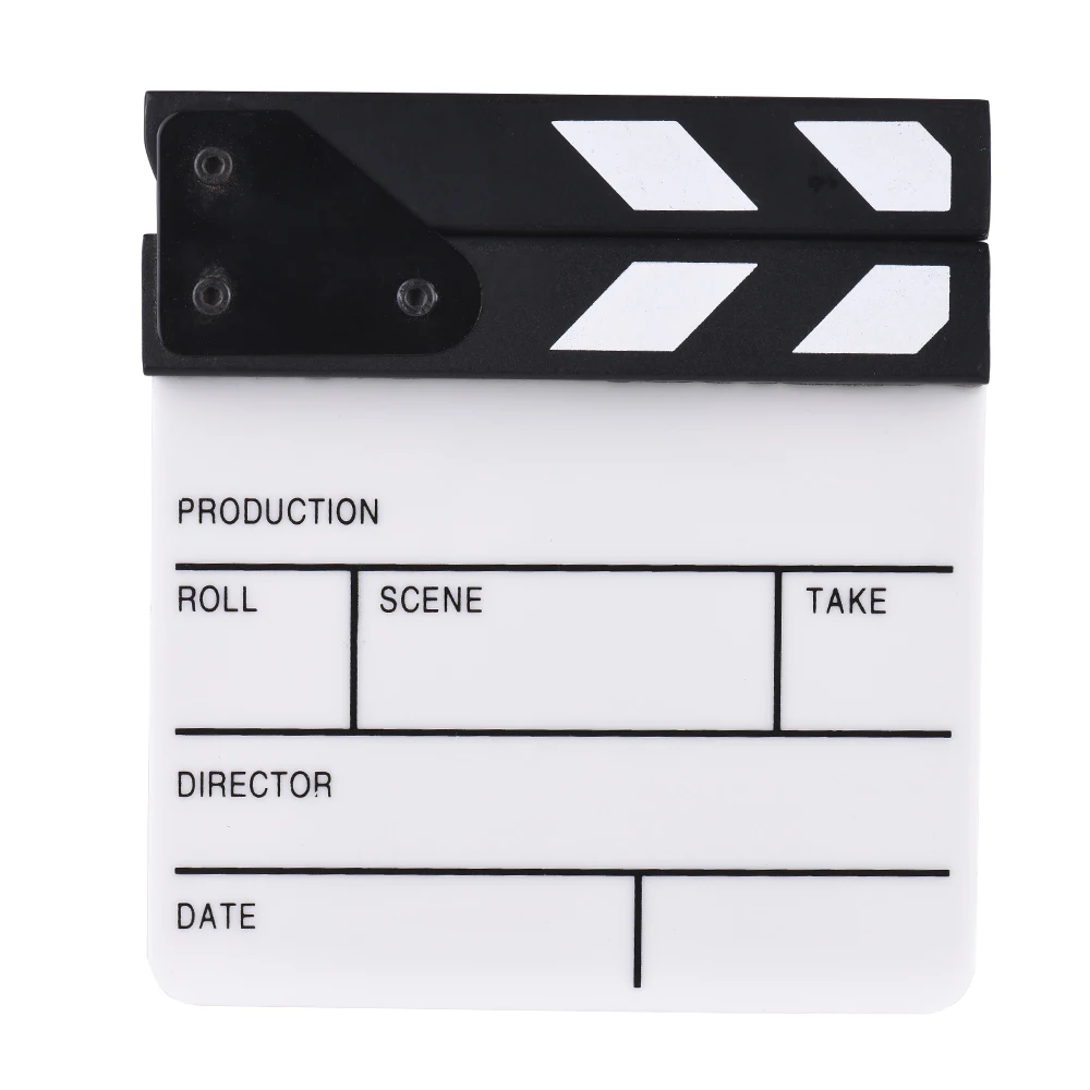 Andoer компактный размер акриловый Clapboard Clapper доска сухое стирание ТВ фильм Режиссер