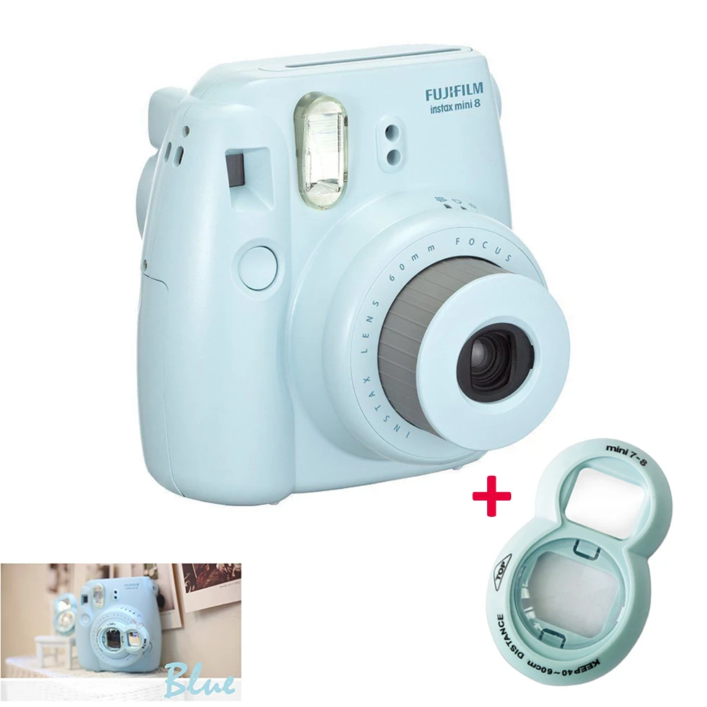 Fujifilm Instax Mini 8 пленочная камера Fuji Instant Photo Shooting camera + Бесплатная
