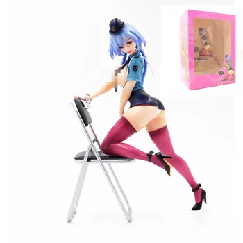 

21cm Alphamax Skytube MILE STONE Queed Ted Policewoman Uniform Sexy Girls Anime PVC Action Figures Toys Toys for Kids boys Gifts
