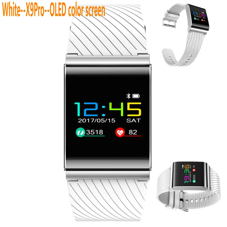 X9Pro smart bracelet    OLED color screen sports waterproof watch    Heart rate sphygmomanometer step smart bracelet