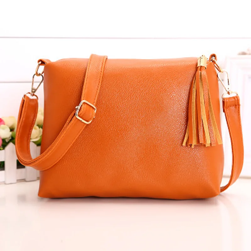 Bokinslon حقائب كتف للنساء الأزياء بو الجلود امرأة Crossbody حقيبة بلون صغيرة الطازجة المرأة العلامة التجارية شعبية أكياس جديد