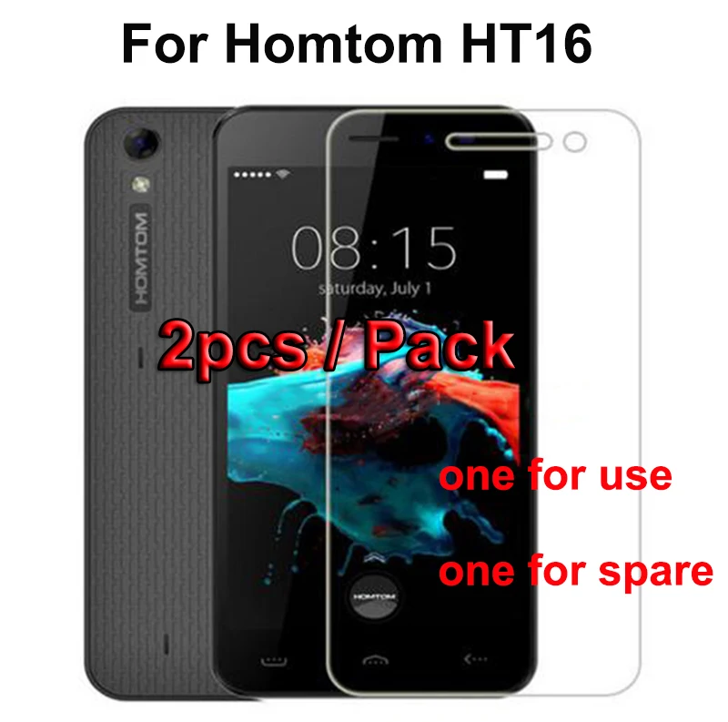 2 шт. Homtom HT16 5 0 защита для экрана 2.5D Защита от царапин 9H Премиум Закаленное стекло
