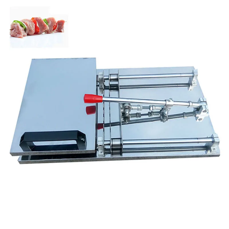 

Best Quality Good Price Manual Household Meat chicken kebab skewer string machine for sale