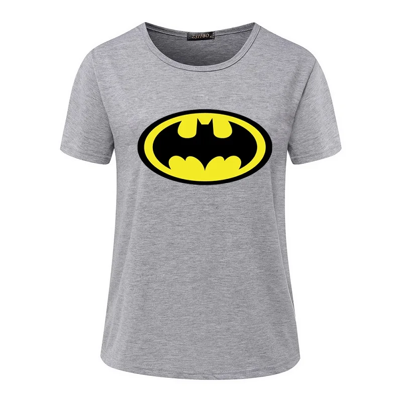 womens t shirt brand new fashion batman print casual short sleeve o women s plus size batman shirt