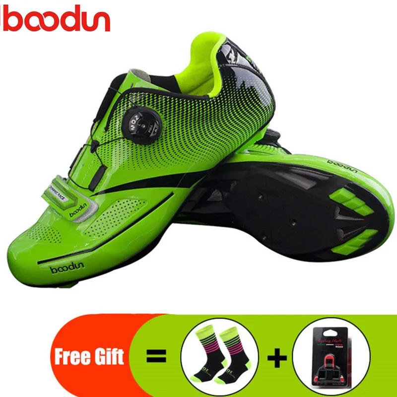 

BOODUN Road Cycling Shoes sapatilha ciclismo Men sneakers women Outdoor Sport Bike Bicycle Sneakers Self-locking Road Bike Shoes