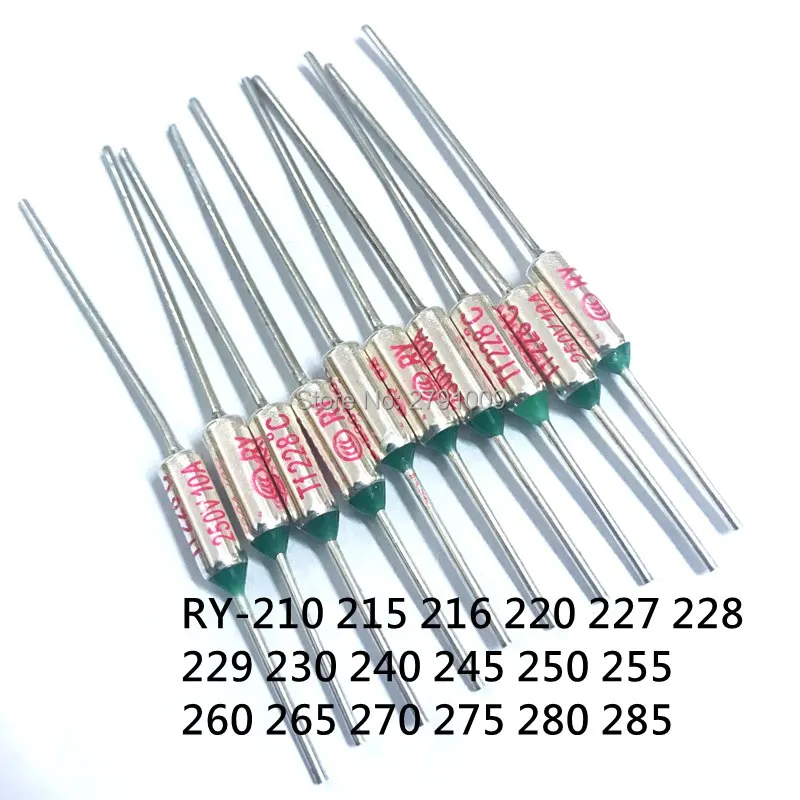 TF Температура плавкий предохранитель RY-240 250C 10A 250 V электрический Плита трос безопасности RY 216 229C RY280 285 227C 228C 230 255 245 260 270C