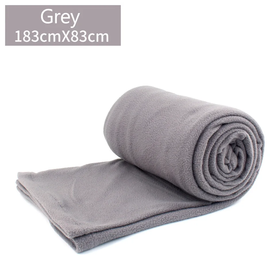 Двойной спальный мешок из флиса, спальный мешок для ленивых, портативный, Saco De Dormir Uyku Tulumu, Сверхлегкий, Schlafsack, природа, поход - Цвет: Grey