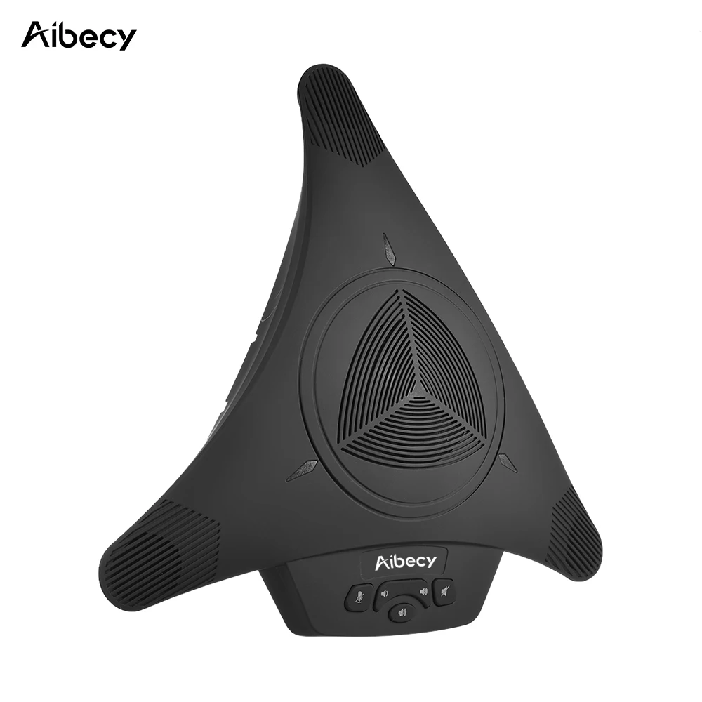 Aibecy مؤتمر احادي مكثف ميكروفون ميكروفون المتحدث عالية الطاقة usb 360D لاقط الصوت ل اجتماع عمل الفيديو