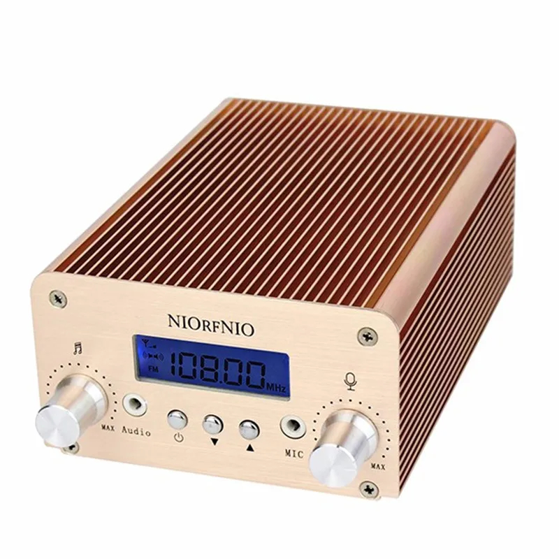 NIORFNIO 1W/6W adjustable Stereo FM Audio Transmitter for Workshop Campus Broadcasting NIORFNIO 1W/6W adjustable Stereo FM Audio Transmitter for Workshop Campus Broadcasting