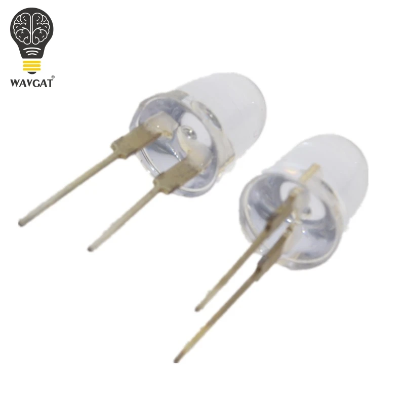 SUQ 10 шт. LED мм белый прозрачный 0 75 мА Вт ультра яркий круглый светодиодный