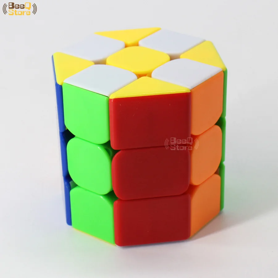 Octagon цилиндр Magic Cube Stickerless Твист Головоломка Куб 3x3 странно форма Cubo Magico образование игрушки для детей