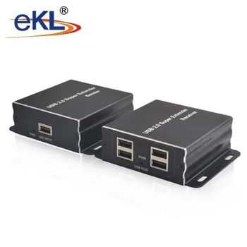 

EKL USB Extender 100m 4 ports USB Extender USB 2.0 HUB Extender Via CAT5e or CAT6