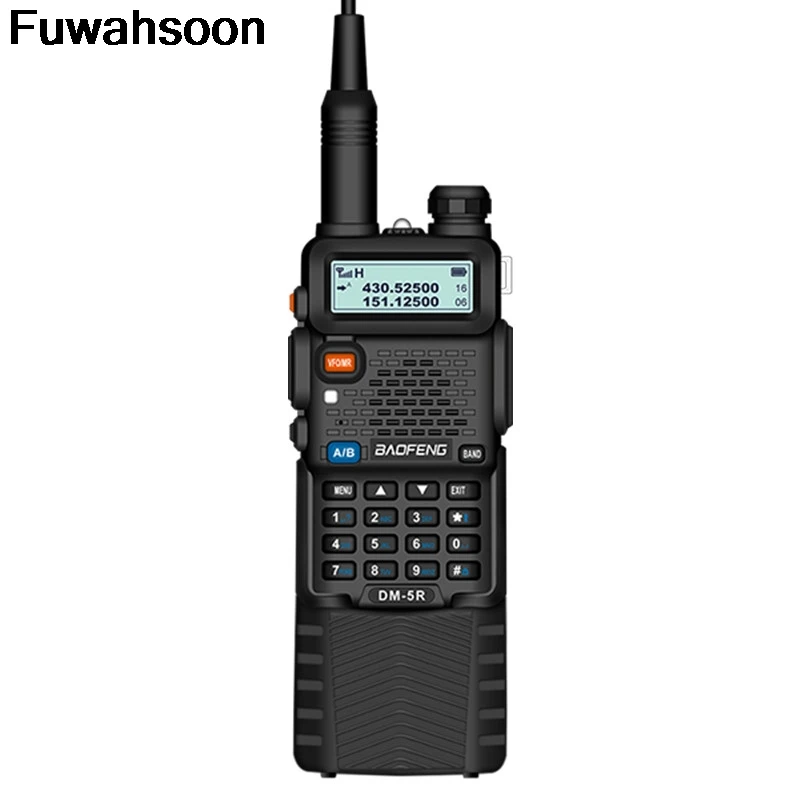 

Baofeng DMR-5R Ham Amateur Two Way Radio VHF/UHF Dual Band Dual Time Slot Walkie Talkie 1024 CH Tier I & II Compatible With MOTO