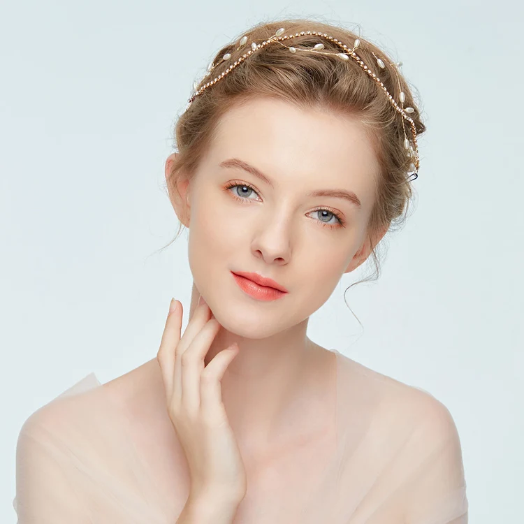 MD204 pearl bridal Vine  (7)