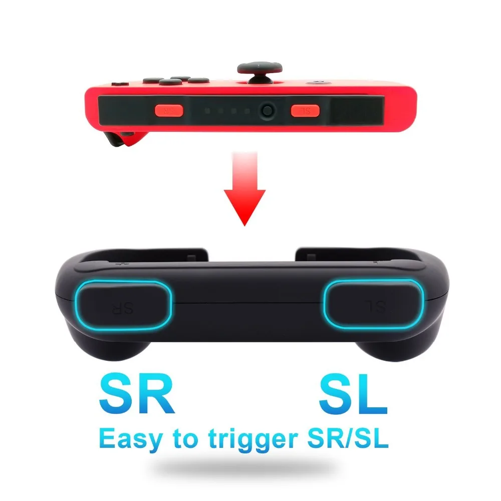 2PCS For Nintend Switch Controller Bracket Hand Holder Wear-resistant Handheld Handle Grips For Joycon Grip Game Controller 2PCS For Nintend Switch Controller Bracket Hand Holder Wear-resistant Handheld Handle Grips For Joycon Grip Game Controller