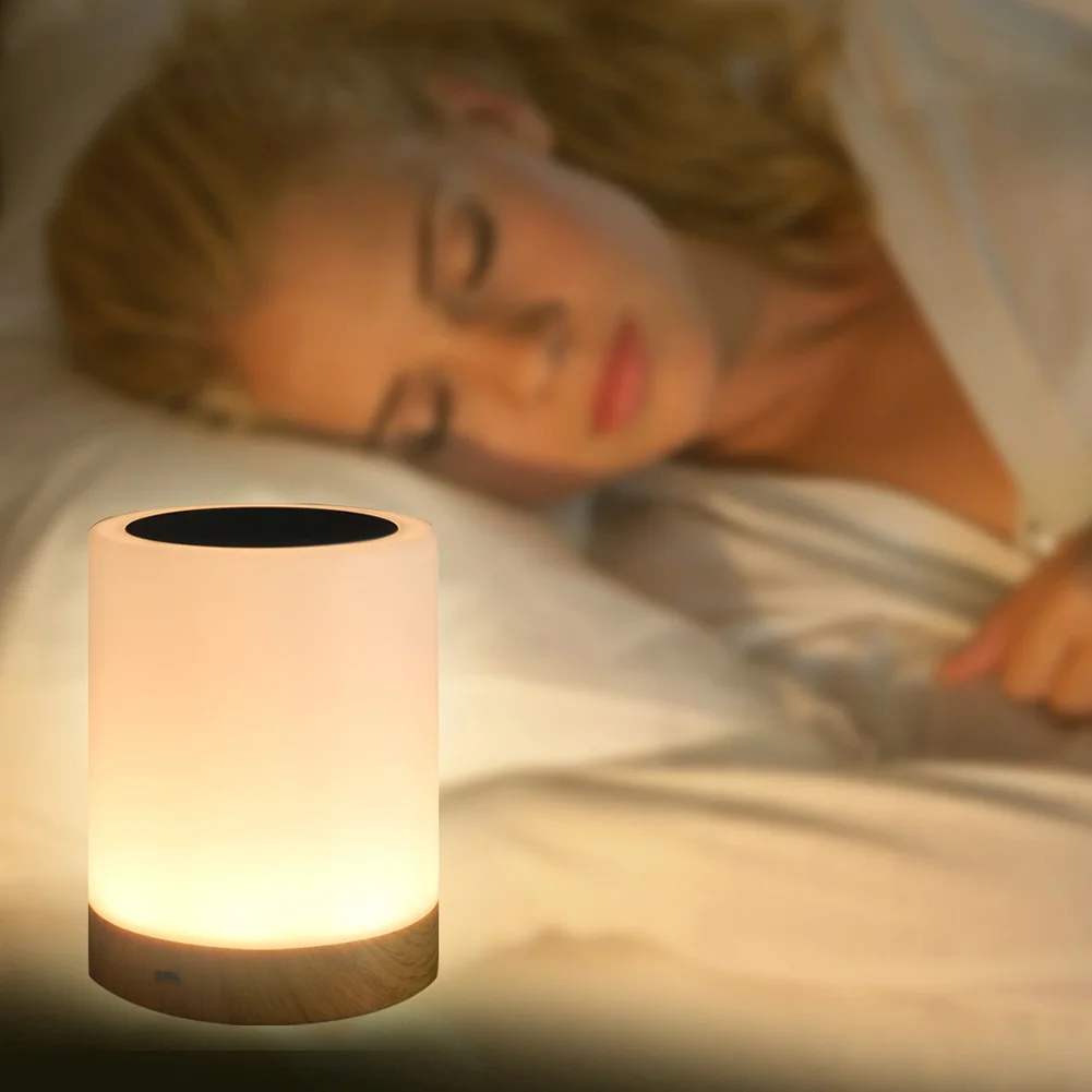 

Rechargeable Table Lamp Bedside Light with Dimmable Warm Light Color Changing LED Touching Lamp DAG-ship