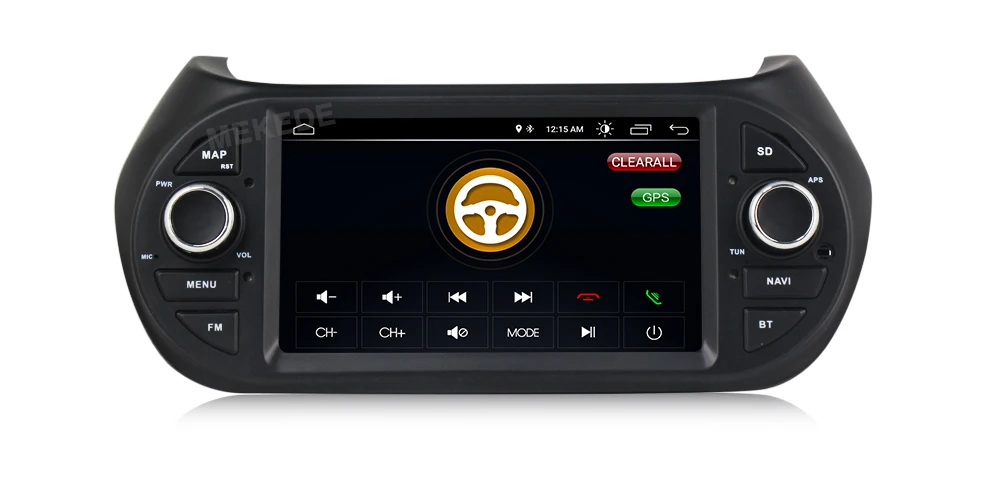 Clearance Android 8.1 Car dvd Stereo Radio GPS Navigation For Fiat Fiorino Qubo Citroen Nemo Peugeot Bipper 2008-2010 2015 Auto Multimedia 9