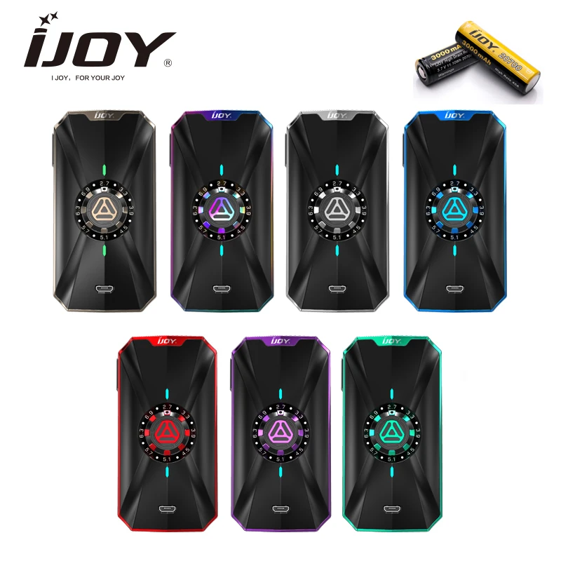 

100% original IJOY ZENITH 3 mod with dual 20700 batteries 360W box mod zenith 3 semi-mechanical box mod vs captain pd270 mod
