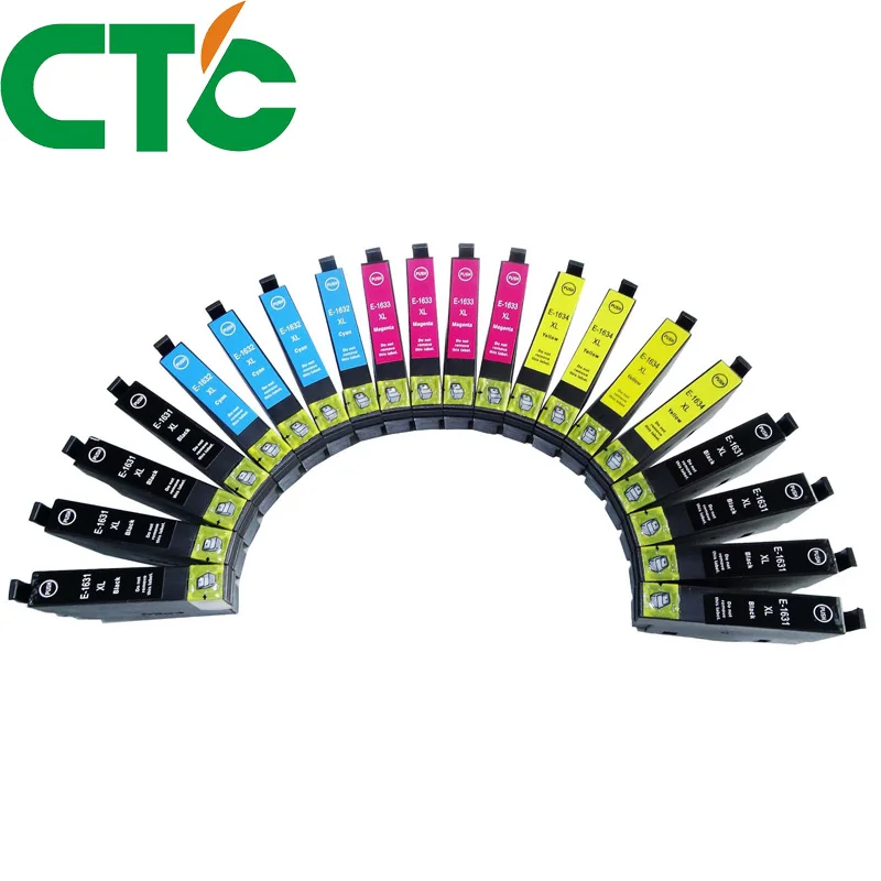 

20 PCS 16XL T1631 1632 ink cartridge for INK WorkForce WF-2010W WF-2510WF WF-2520NF WF-2530DW WF-2540WF WF-2750DWF 2760DWF