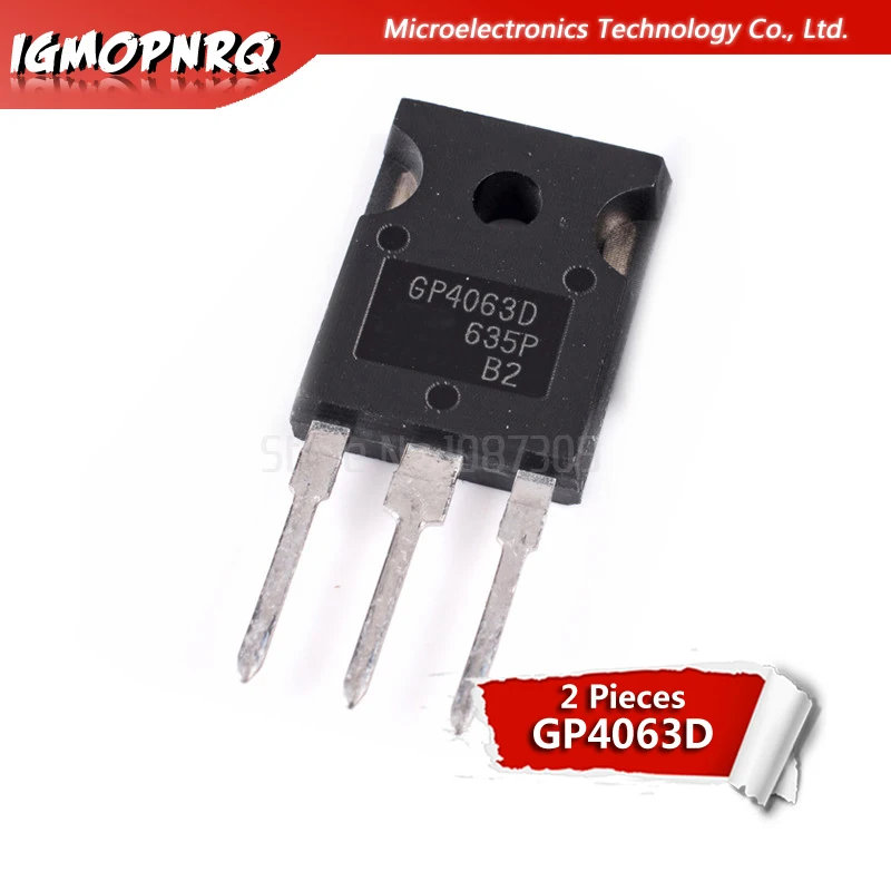 2 шт. IRGP4063D TO 247 GP4063D IRGP4063 IRGP4063DPBF 3P 48A 600V новый оригинальный|Интегральные схемы| |