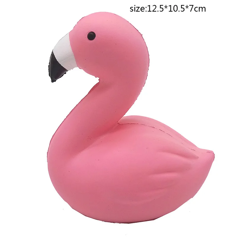 Новое поступление Детские медленный отскок игрушки Pinch мягкий розовый Фламинго Забавный ПУ уменьшить успокоительное творческий