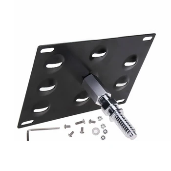 

Metal Aluminum Car Front Bumper Tow Hook License Plate Mount Bracket Holder for BMW E71 X6 E70 X5 with 8 Hole Auto Accessories