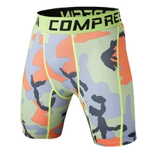 Новые спортивные мужские баскетбольные усиленное сжатие шорты для бега одежда для фитнеса, тренажерного зала тренировочные впитывающие мужские шорты