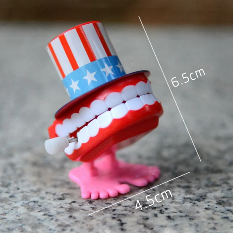 Cap with teeth Креативные прыгающие зубы, заводные забавные игрушки для детей, прыгающие зубы, заводные игрушки, забавные игрушки в подарок - Цвет: Cap with teeth