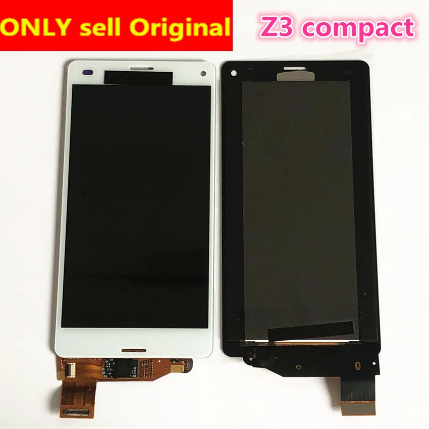 Полный оригинальный ЖК дисплей для SONY Xperia Z3 компактный сенсорный экран MINI D5803 D5833