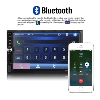 

XST Auto Radio Bluetooth 2 din Car Radio Support BT/FM/AUX-IN/USB Reversing Detection Remote Control Car Stereo Audio Player