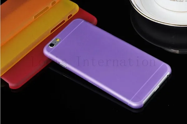 Wholesale 0.3MM Ultrathin Slim Colorful Clear Transparent Soft Matte Frosted Cover 4.7 inch Phone Case For iPhone 6 Case  08