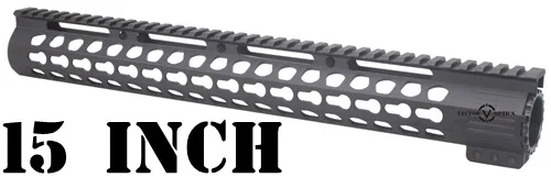 Tactical AR15 KeyMod 7 10 12 15 17 дюймов Тонкий свободный поплавок Handguard Пикатинни кронштейн подходит. 223 5,56 AR15 AR-15 M4 M16 - Цвет: 15 inch Black