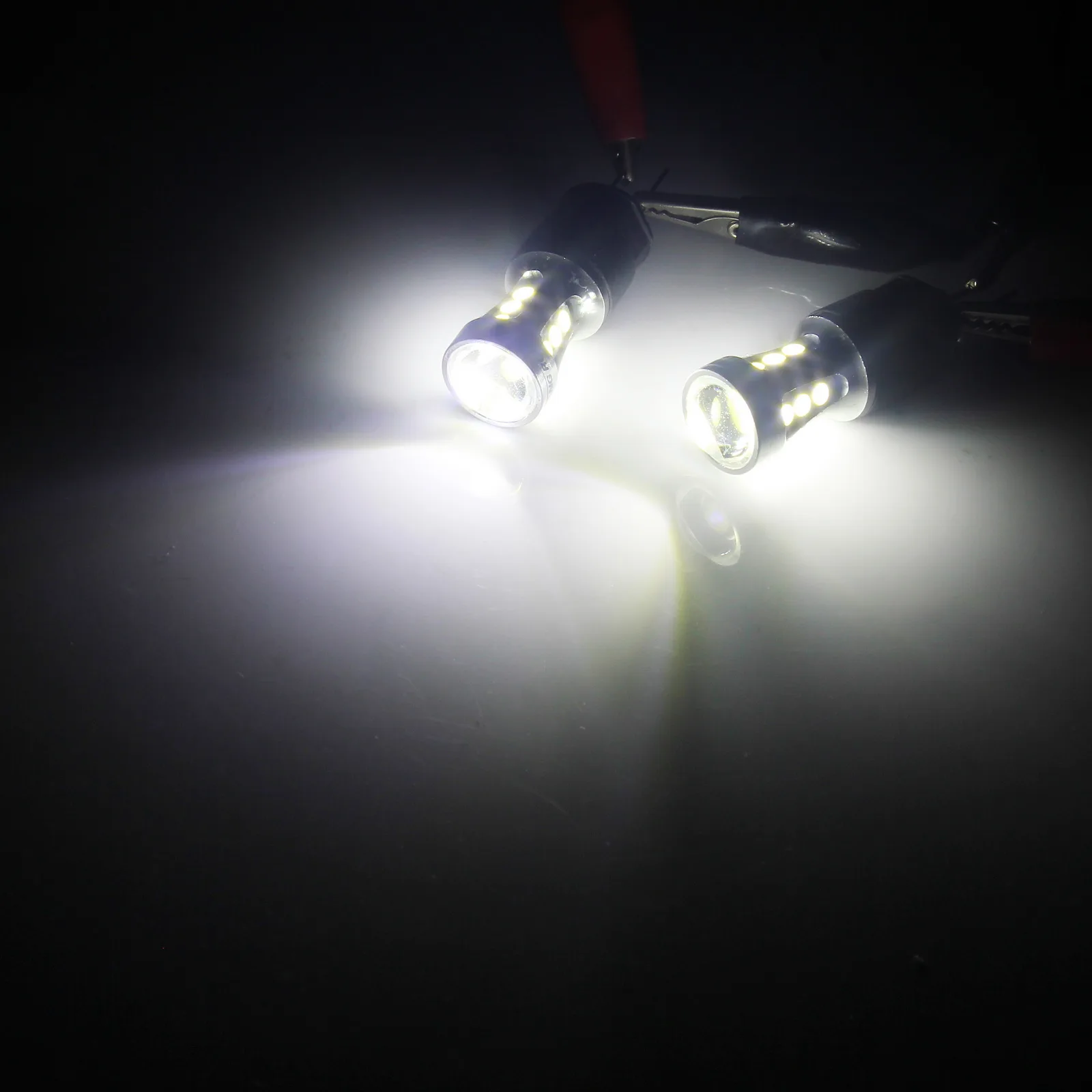 ANGRONG 2x HP24W G4 18 SMD светодиодные боковые фары Дневные ходовые огни лампы DRL для