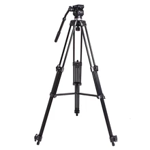 WEIFENG 717 1.8m Fluid head tripod Video camcorder professional tripod 6kg bear weight with Fluid Bowl Pan Head Carry Bag