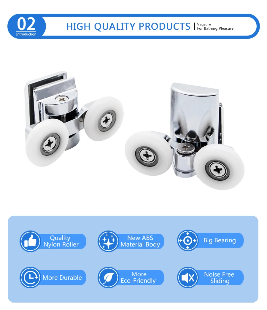 До 4 никель-металл-8 шт./компл. 23 мм 25 мм нейлон раздвижных Стекло ролики двери приводной ременный шкив Runner подшипник душевая кабина аппаратных аксессуары для ванной комнаты