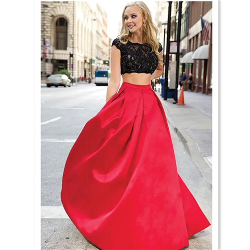 satin ball gown skirt