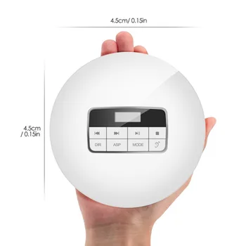 

HOTT Portable CD Player LED Display CD Walkman Play Disk of CD-R/CD-RW/MP3 Sound Effects Include Flat/BBS/Pop/Jazz/Rock/classic