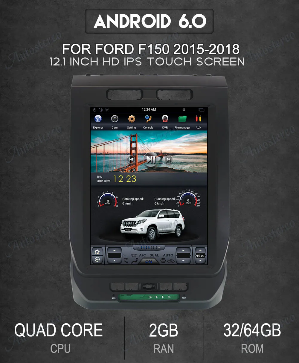 Best Autostereo Android Tesla style Car No DVD Player GPS Navigation For Ford F150 2015-2018 car multimedia player tape recorder unit 0 Best Autostereo Android Tesla style Car No DVD Player GPS Navigation For Ford F150 2015-2018 car multimedia player tape recorder unit 0