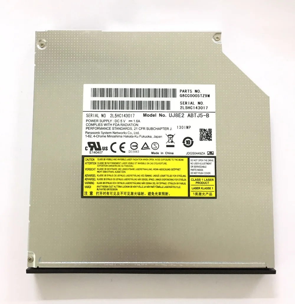 Для Panasonic UJ8E2 двухслойная 8X DVD RW RAM DL горелка 24X запись супер мульти ноутбук