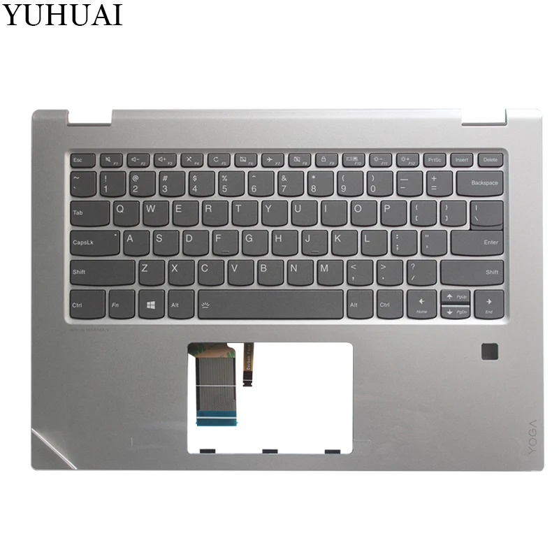 NEW US laptop keyboard FOR LENOVO YOGA 520-14 520-14IKB US laptop keyboard with silver palmrest NEW US laptop keyboard FOR LENOVO YOGA 520-14 520-14IKB US laptop keyboard with silver palmrest