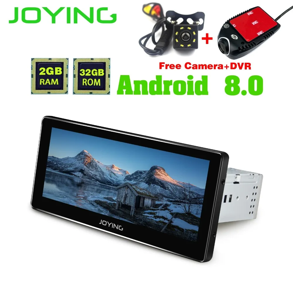 

8.8"Joying GPS Navigation 2GB+32GB Android Universal Car Radio Audio Stereo head Unit Multimedia payer Support OBD Cam Dash Wifi